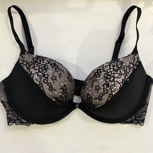 Victoria Secret lace/rhinestone bra